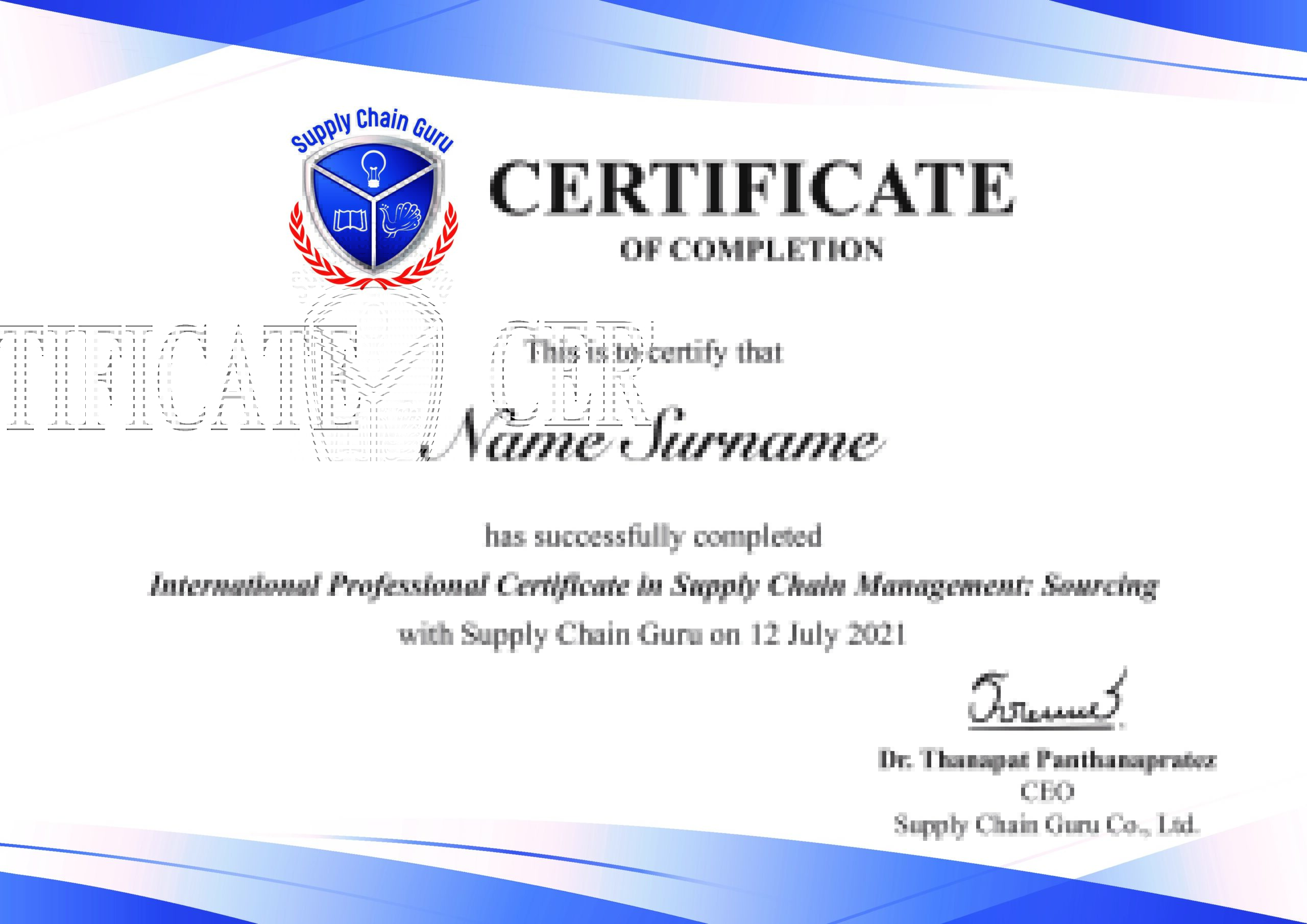 International Professional Certificate in Supply Chain Management_Sourcing-min